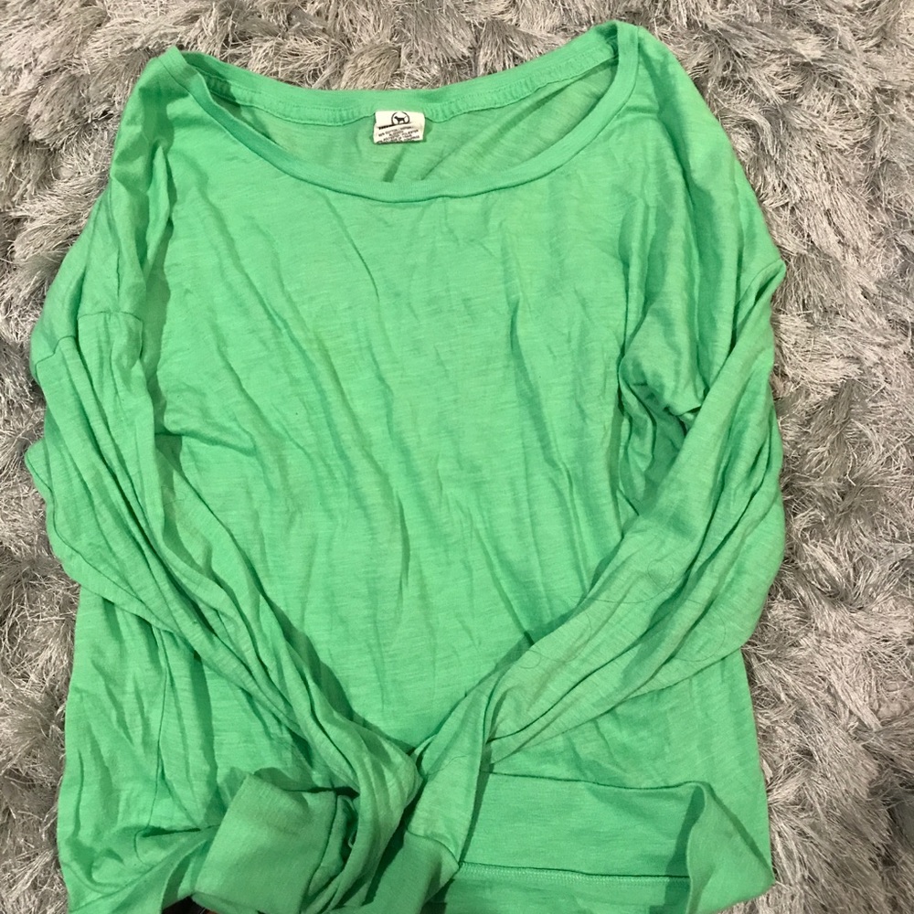 Pink green lounge shirt